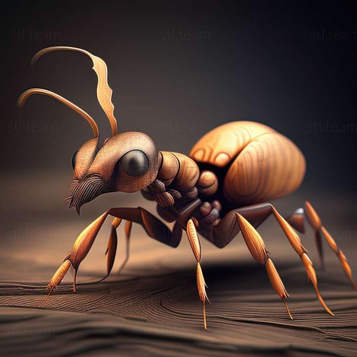 3D model Pheidole obrima (STL)